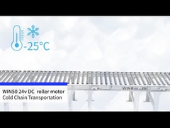 WIN50 DC 24v Motor Drive Roller Cold Chain Transportasi